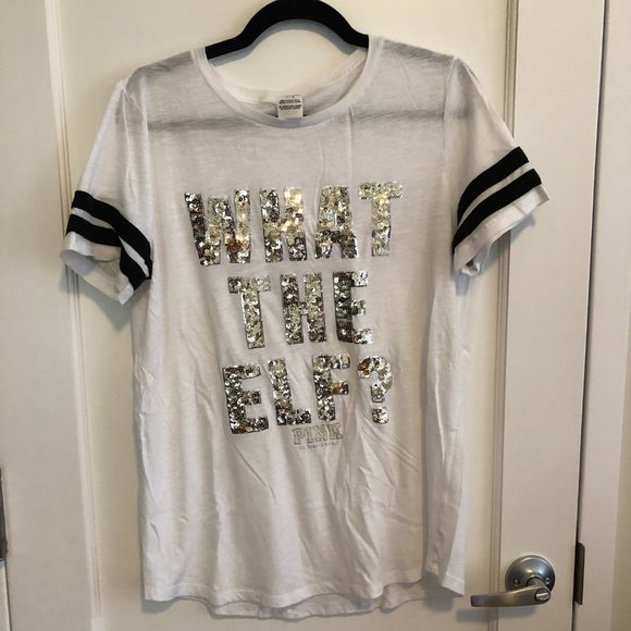 PINK Holiday Tee - Picture 1 of 3